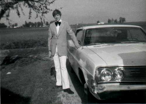 Stuart going to the 1973 Bismarck-Henning Prom (with Debbie Beck)