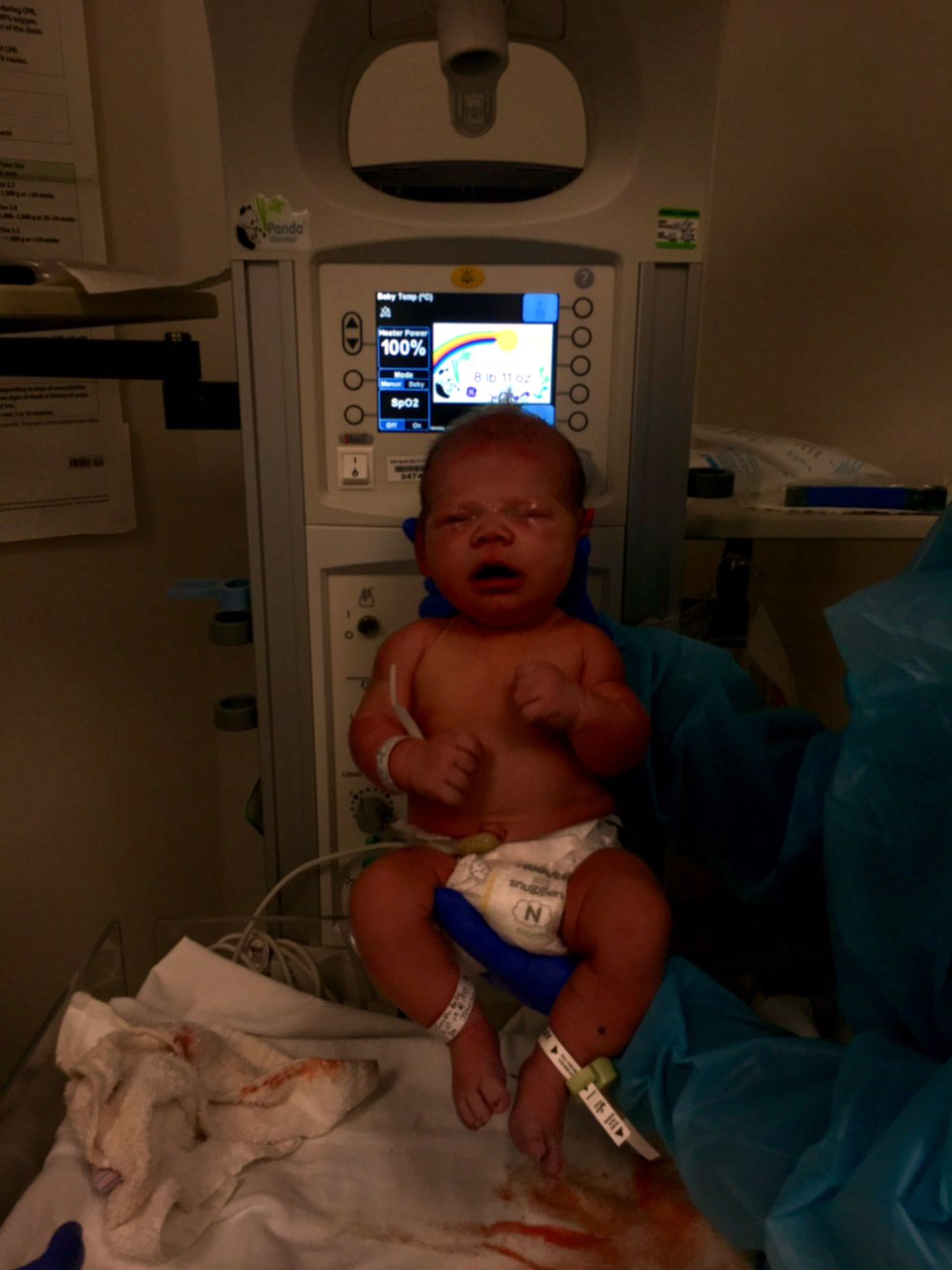 Perrin Lane Smith shortly after being born in 2018.