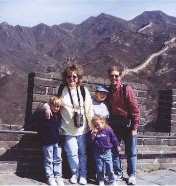The Family on the Great Wall of China, Spring 2001