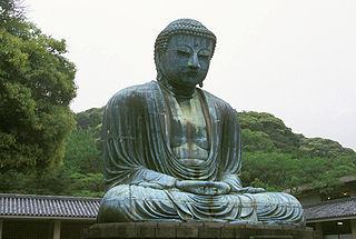 Great Buddha of Kamakura (Kamakura Daibutsu), bronze 13.35 meters high, 1252, Kamakura, Japan