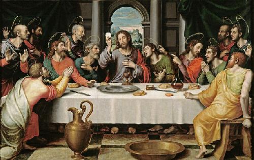 Juan de Joanes, The Last Supper, 1562, Prado Museum, Madrid